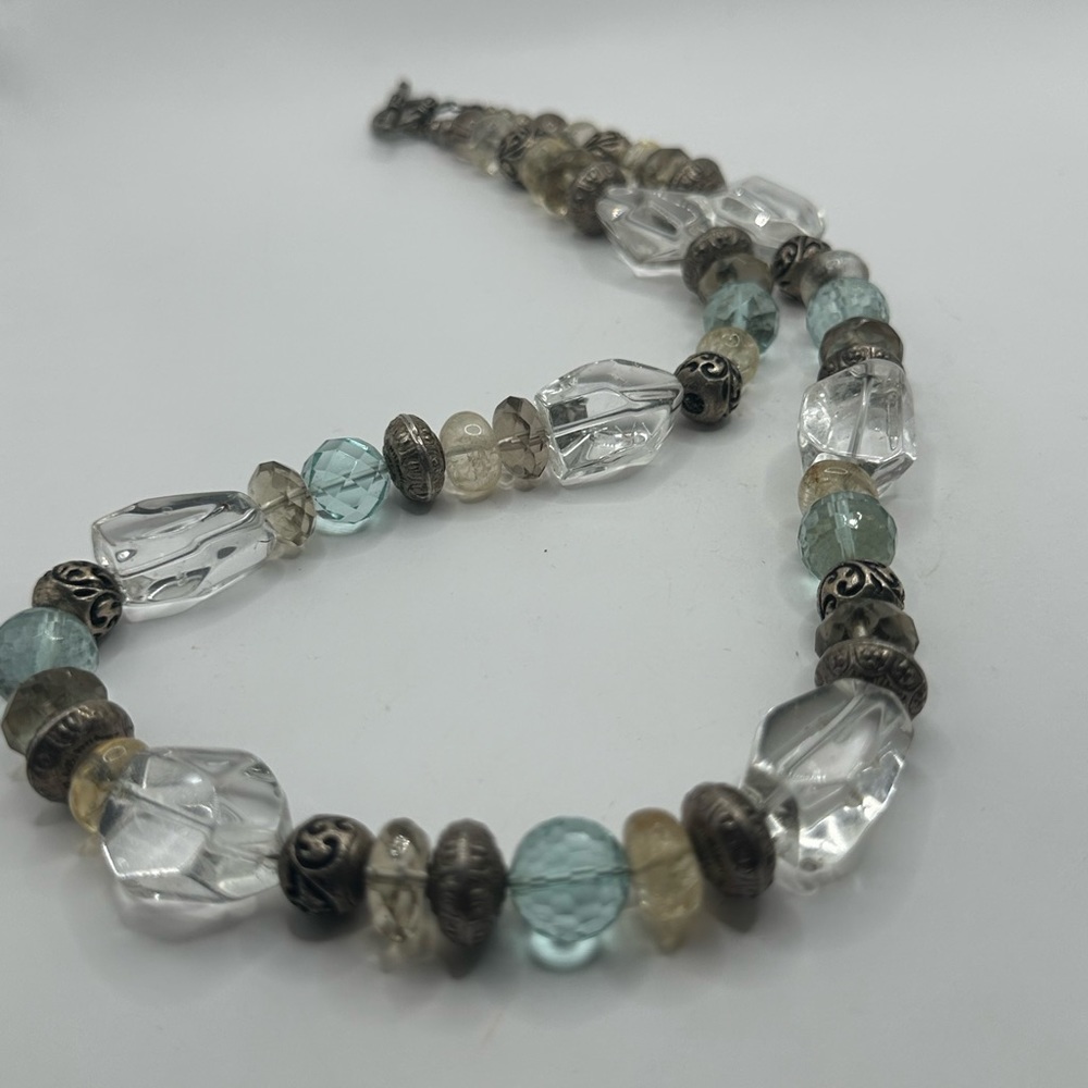Gemstone Sterling necklace